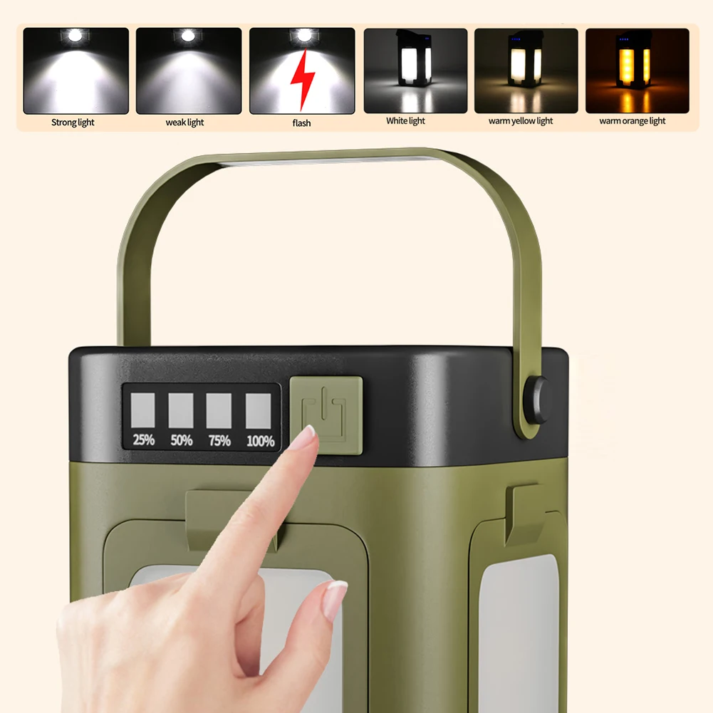 Foldable Solar Camping Lantern for Emergencies