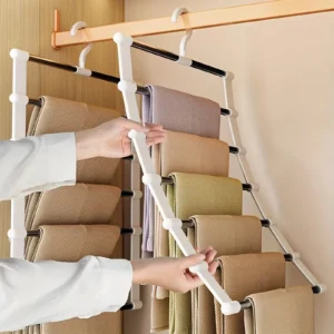 Alternative view of Foldable Pants Hanger Closet Organizer