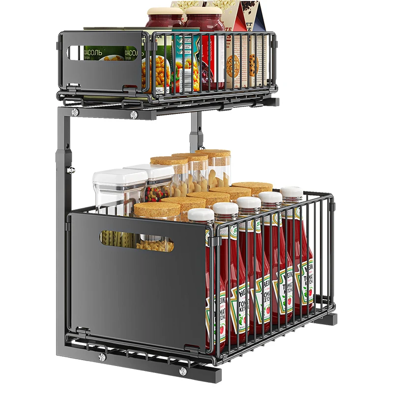 Adjustable Pull-Out Under Sink Organizer - Image 15