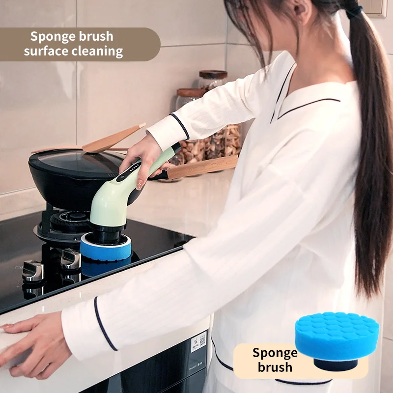 9-in-1 Electric Spin Scrubber for Cleaning - Image 3