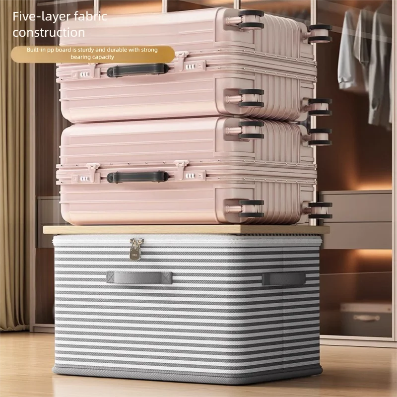 Lockable Foldable Wardrobe Storage Box - Image 2