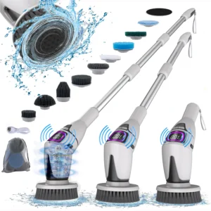 Cordless Bathroom Cleaning Brush Set