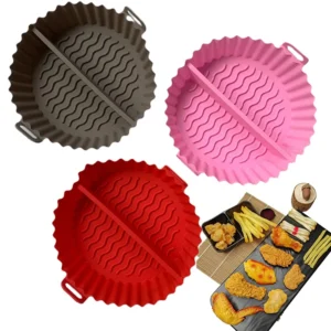 Divided Silicone Air Fryer Basket for Cooking