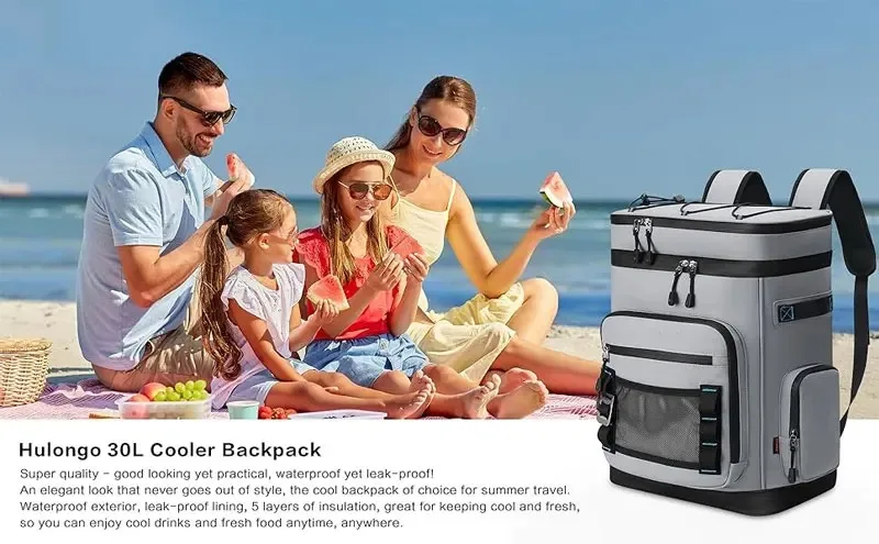Insulated Cooler Backpack for Outdoor Weekends - Image 5